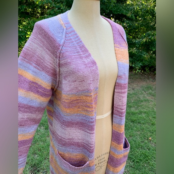 🧶Sherbet & Lavender Knit Cardigan🧶 - Picture 14 of 16